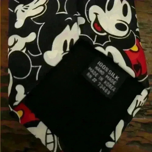Vintage Mickey Mouse Mickey Inc Facial Expression Neck Tie - Picture 4 of 4
